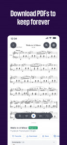 اسکرین شات برنامه MuseScore: sheet music 3