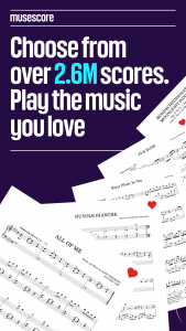 اسکرین شات برنامه MuseScore: sheet music 1