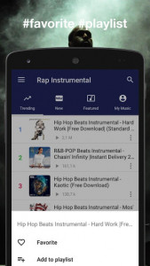 اسکرین شات برنامه Instrumental Rap beats - Hip hop music 2020 5