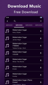 اسکرین شات برنامه Music Downloader -Mp3 download 2