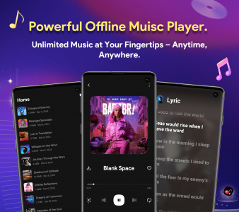 اسکرین شات برنامه Music Player: MP3 Downloader 1