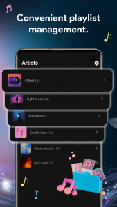 اسکرین شات 4 برنامه Music Player: MP3 Downloader