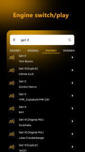 اسکرین شات 3 برنامه Music Download &Mp3 Downloader