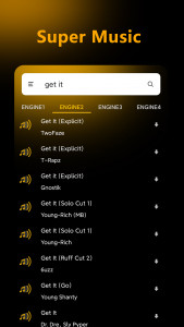 اسکرین شات 1 برنامه Music Download &Mp3 Downloader