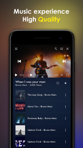 اسکرین شات برنامه Music Player - MH Player 3