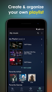 اسکرین شات برنامه Music Player - MH Player 1