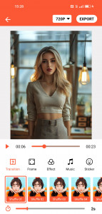 اسکرین شات 2 برنامه Video Maker from Photos, Music
