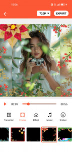 اسکرین شات برنامه Video Maker from Photos, Music 4