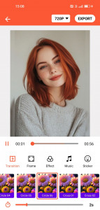 اسکرین شات 3 برنامه Video Maker from Photos, Music