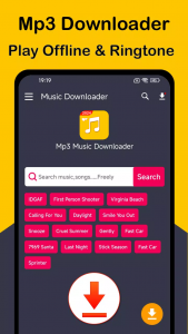 اسکرین شات 1 برنامه Play Music Offline Mp3 Player