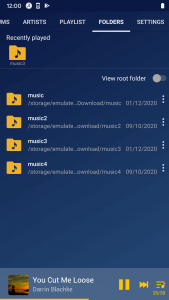 اسکرین شات 7 برنامه Music Player - MP3 Player