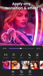 اسکرین شات برنامه Photo video maker with music 4