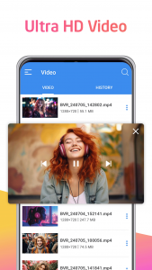 اسکرین شات برنامه Video player 2