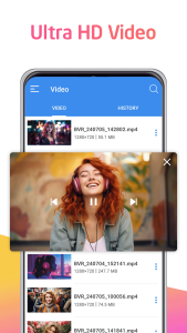 اسکرین شات 2 برنامه Video player