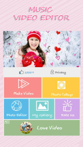 اسکرین شات 4 برنامه Video Maker With Music