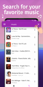 اسکرین شات برنامه Music Player - Unlimited Offline & Online Music 3