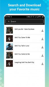 اسکرین شات برنامه Download Music Mp3 2