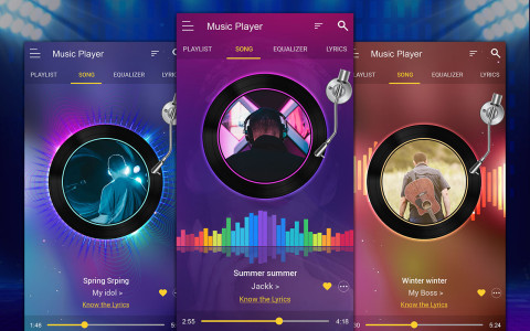 اسکرین شات 5 برنامه Music Player - MP3 Player