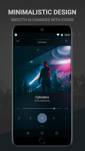 اسکرین شات 1 برنامه BlackPlayer Music Player