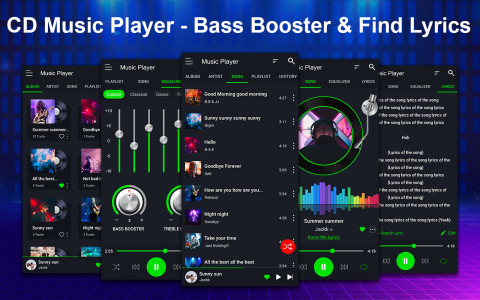 اسکرین شات 1 برنامه CD music player