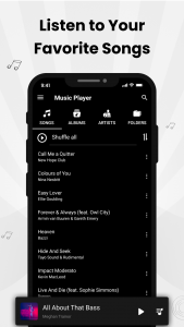 اسکرین شات برنامه Music Player & MP3 Player 6