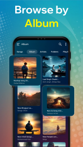 اسکرین شات 4 برنامه Music Player & MP3 Player
