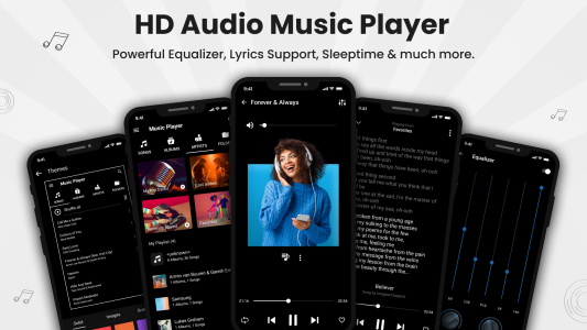 اسکرین شات برنامه Music Player & MP3 Player 1