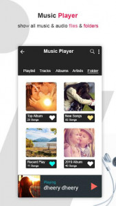 اسکرین شات برنامه MP3 Music Player - Audio Beats  & Equalizer 2