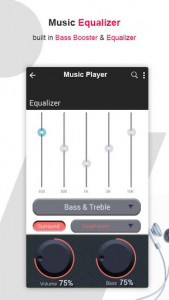اسکرین شات برنامه MP3 Music Player - Audio Beats  & Equalizer 3