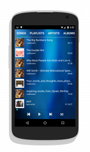 اسکرین شات برنامه Music Player - Mp3 Player 1