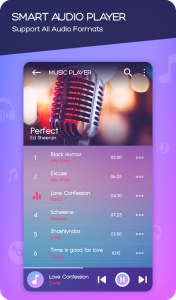اسکرین شات برنامه Music Player Mp3 Audio Player 5