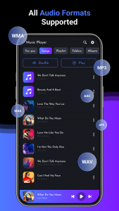 اسکرین شات 2 برنامه Music Player Mp3 Audio Player