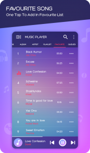 اسکرین شات برنامه Music Player Mp3 Audio Player 7