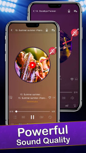 اسکرین شات 5 برنامه Music Player 2025: Deep Bass