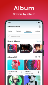 اسکرین شات 4 برنامه Music Player: Player Mp3 Music