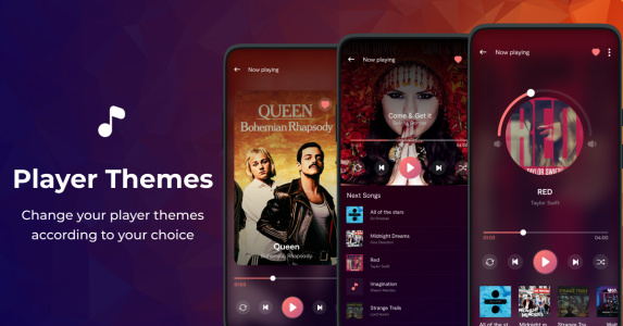 اسکرین شات برنامه Music Player: MP3 Player App 5