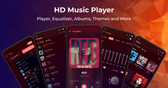 اسکرین شات برنامه Music Player: MP3 Player App 1