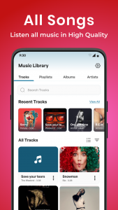 اسکرین شات برنامه Music Player: Player Mp3 Music 2