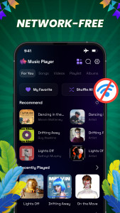 اسکرین شات 3 برنامه Play Music Files Offline App