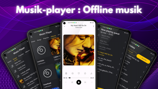 اسکرین شات برنامه Musik-player : Offline musik 1