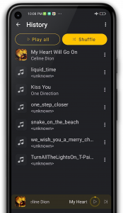 اسکرین شات برنامه Music Player - MP3 Player 2