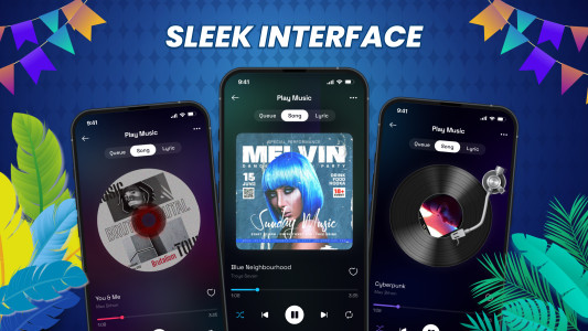 اسکرین شات 2 برنامه Play Music Files Offline App