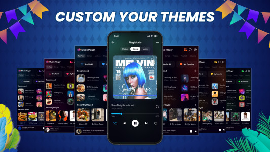 اسکرین شات 5 برنامه Play Music Files Offline App