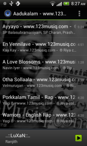 اسکرین شات 3 برنامه Default Music Player