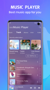 اسکرین شات برنامه Music Player for Samsung: MP3 2