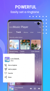 اسکرین شات برنامه Music Player for Samsung: MP3 4