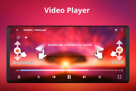 اسکرین شات برنامه Music Player 8