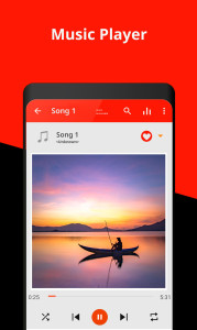 اسکرین شات 2 برنامه Music Player
