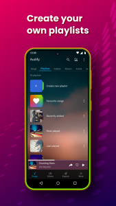 اسکرین شات برنامه Music Player - Audify Player 3