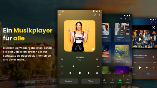 اسکرین شات 1 برنامه Music Player - Musik player
